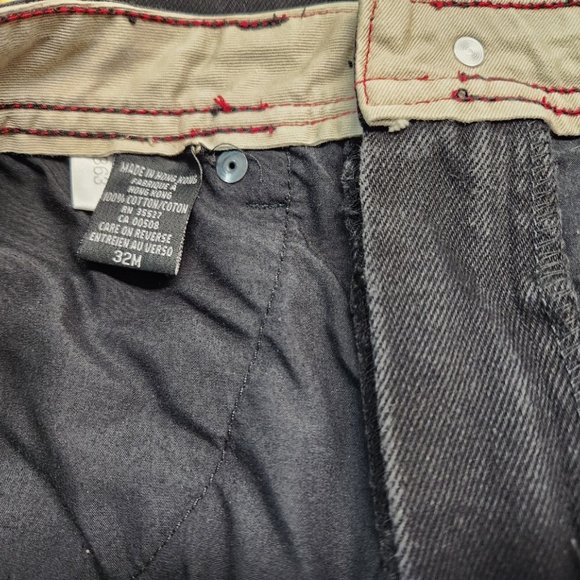 Vintage 90s Marithe Francois Girbuad Black Denim Jeans size 36x30 - Picture 5 of 10